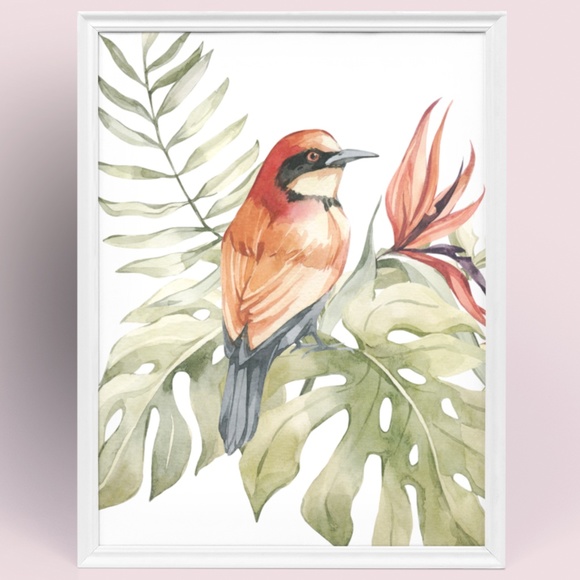 Bee-Eater Bird Watercolor Illustration Wall Art Print Poster Unframed - Picture 11 of 17